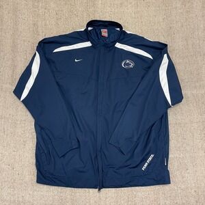 vintage‎ nike Penn State Nittany lions windbreaker 2xl blue 2000s y2k  NCAA uni